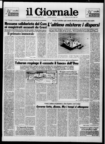 Il giornale : quotidiano del mattino